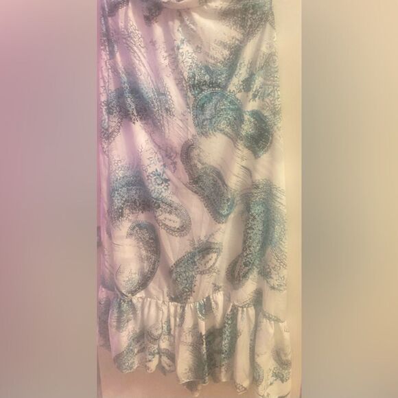 🛍️Casa Lee Black and Green Floral 💐Maxi High Fashion Skirts sizes : various 💥 - Picture 10 of 12